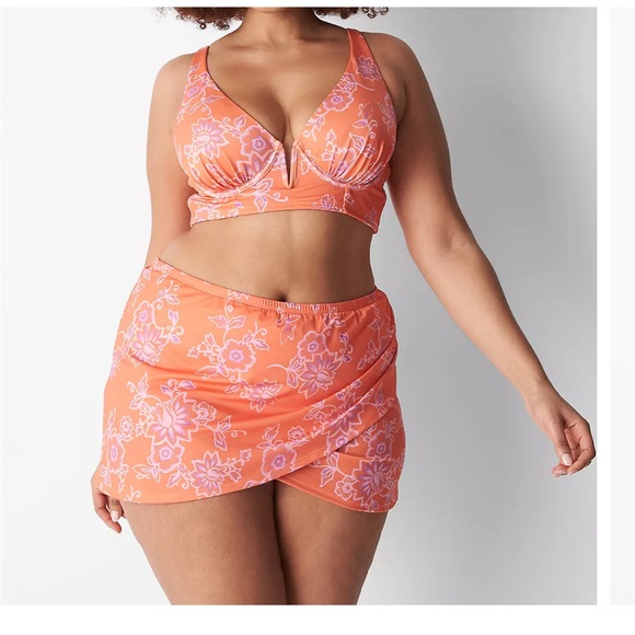 Cacique faux wrap swim bottom - Picture 3 of 3